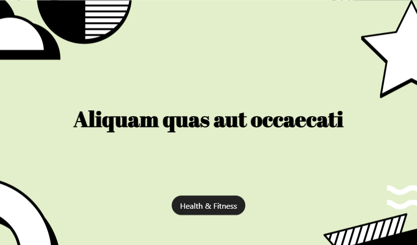 Aliquam Quas Aut Occaecati