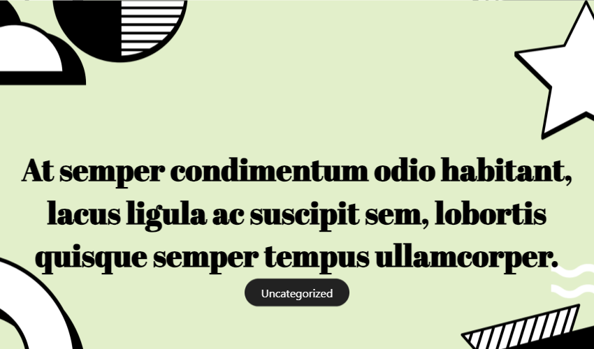 At Semper Condimentum Odio Habitant, Lacus Ligula Ac Suscipit Sem, Lobortis Quisque Semper Tempus Ullamcorper.