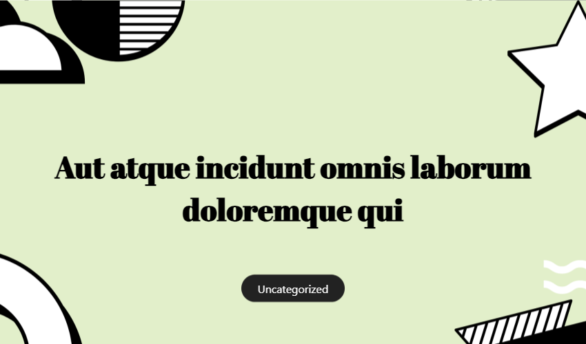 Aut Atque Incidunt Omnis Laborum Doloremque Qui