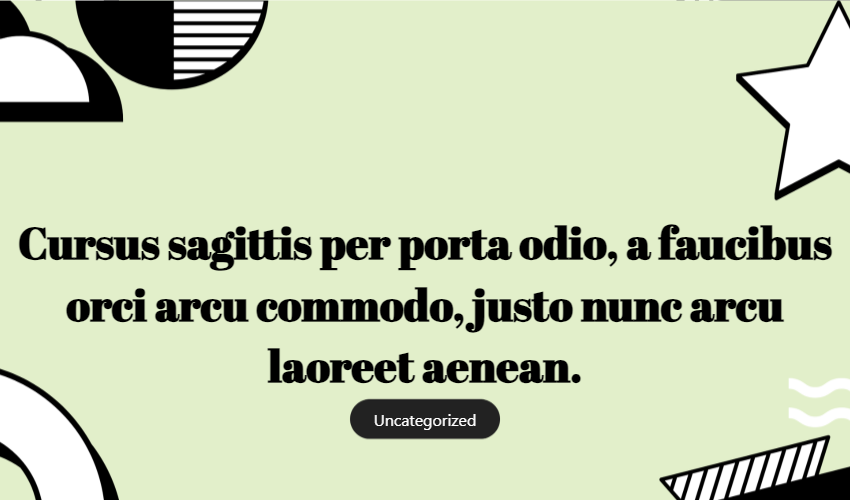 Cursus Sagittis Per Porta Odio, A Faucibus Orci Arcu Commodo, Justo Nunc Arcu Laoreet Aenean.