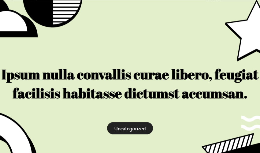 Ipsum Nulla Convallis Curae Libero, Feugiat Facilisis Habitasse Dictumst Accumsan.