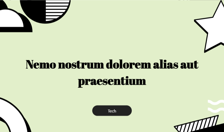 Nemo Nostrum Dolorem Alias Aut Praesentium