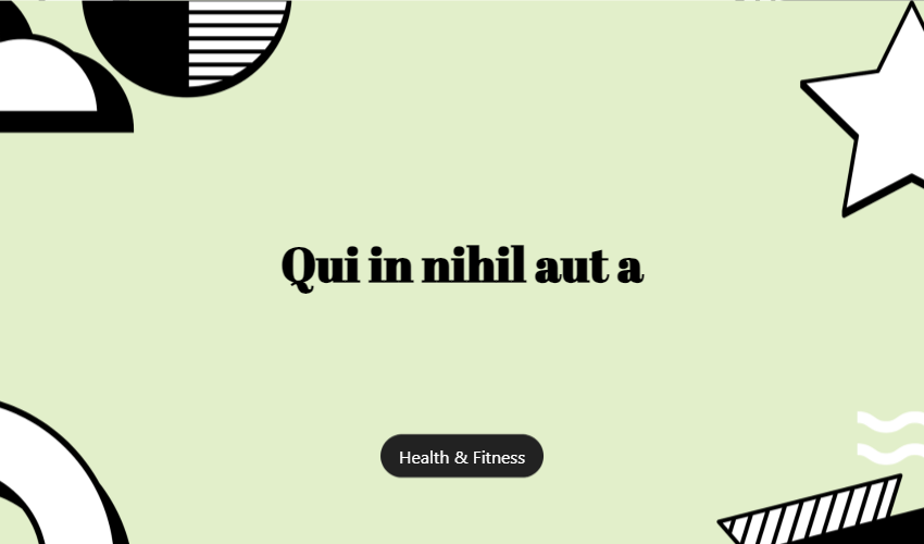 Qui In Nihil Aut A