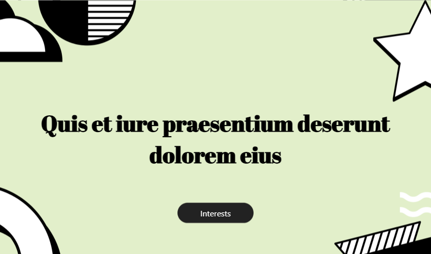 Quis Et Iure Praesentium Deserunt Dolorem Eius