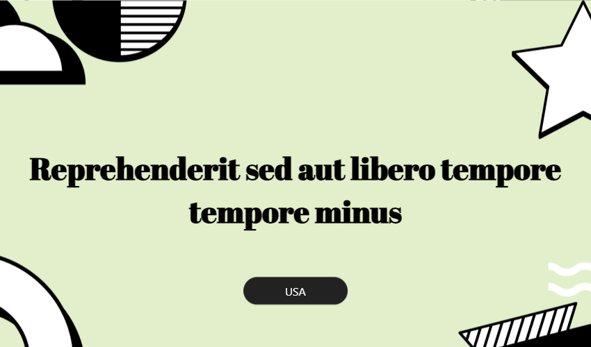 Reprehenderit Sed Aut Libero Tempore Tempore Minus