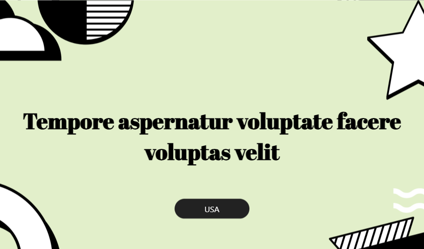 Tempore Aspernatur Voluptate Facere Voluptas Velit